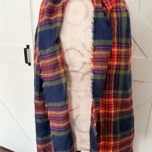 Plaid Multicolor Scarf